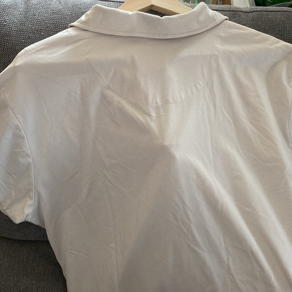 Mens Cuts polo. Size XXL. Beige - Picture 4 of 4